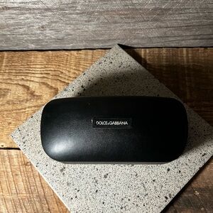 🤡BOGO🤡 DOLCE & GABBANA Hardshell Hinged Glasses Case with Protective Bag